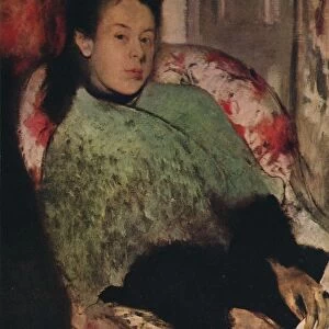 Portrait of Elena Carafa, c1875. Artist: Edgar Degas