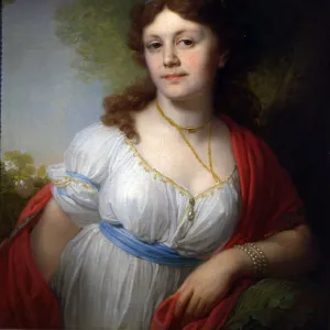 Portrait of Elisabeth Temkina, 1798. Artist: Vladimir Borovikovsky