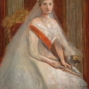 Portrait of Empress Alexandra Fyodorovna of Russia (1872-1918)
