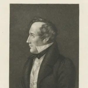 Felix Mendelssohn Bartholdy Print (1809-1847). Art Prints