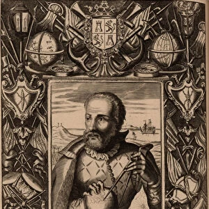 Portrait of Ferdinand Magellan (1470-1521), 1624. Creator: Anonymous