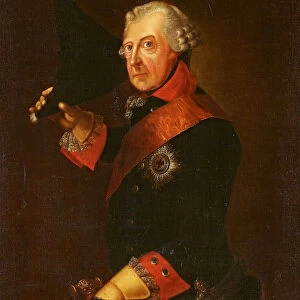 Portrait of Frederick II of Prussia (1712-1786)