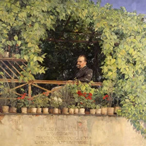 Portrait of Friedrich Nietzsche (1844-1900), 1894. Creator: Stoeving, Curt (1863-1939)