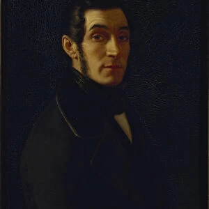 Portrait of Fyodor Iwanowitsch Inozemtsev (1802?1869), 1844. Artist: Zakharov (Chechenets), Pyotr Zakharovich (1816-1846)