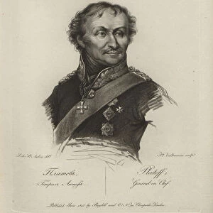 Portrait of General Count Matvei Ivanovich Platov (1757-1818), 1813