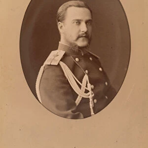 Portrait of George Maximilianovich, 6th Duke of Leuchtenberg (1852-1912), Prince Romanovsky, c. 1880