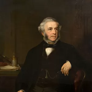 Portrait of George Richards Elkington (1800-1865), 1865. Creator: Samuel West