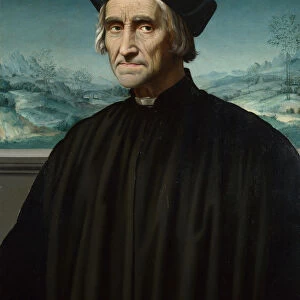 Portrait of Girolamo Benivieni (1453-1542), Between 1515 and 1520. Artist: Ghirlandaio, Ridolfo (1483-1561)