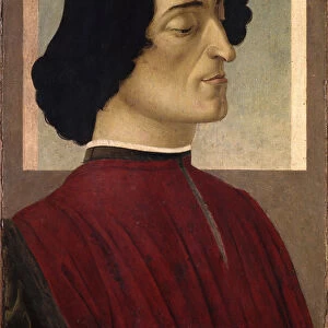 Portrait of Giuliano de Medici (1453?1478), ca 1475. Artist: Botticelli, Sandro (1445-1510)