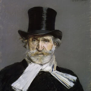 Portrait of Giuseppe Verdi, 1886. Artist: Boldini, Giovanni (1842-1931)