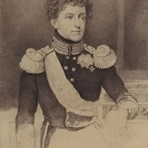 Portrait of Grand Duke Nikolai Pavlovich (1796-1855), 1813