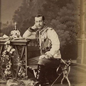 Portrait of Grand Duke Sergei Maximilianovich of Leuchtenberg (1849-1877), 1873