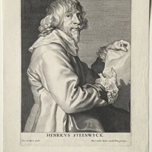 Portrait of Henri van Steenwyck. Creator: Paulus Pontius (Flemish, 1603-1658)