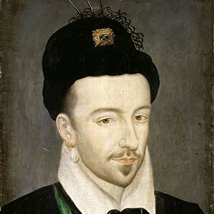 Portrait of Henry III of France. Artist: Decourt (De Court), Jean (ca 1530-ca 1585)