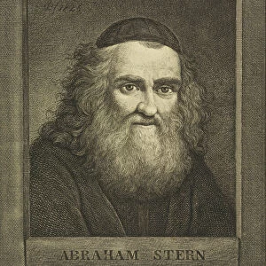 Portrait of the inventor Abraham Stern (1760s-1842), 1825