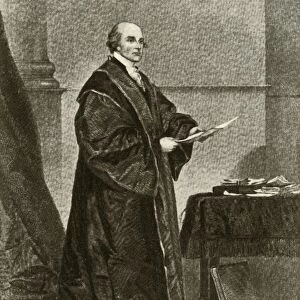 Portrait of John Jay in his robes as First Chief Justice of the United States, c1780, (1937)