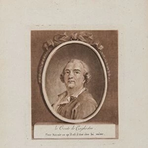 Portrait of Joseph Balsamo, comte de Cagliostro, 18th century. Creator: Anonymous