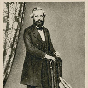 Portrait of Karl Marx (1818-1883)