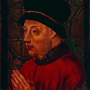 Portrait of King John I of Portugal (1357-1433), Early 15th cen Artist: Anonymous