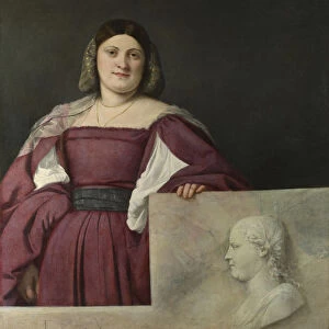 Portrait of a Lady (La Schiavona), c. 1510. Artist: Titian (1488-1576)