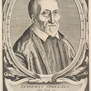 Portrait of Louis d Orleans, 1622. Creator: Claude Mellan