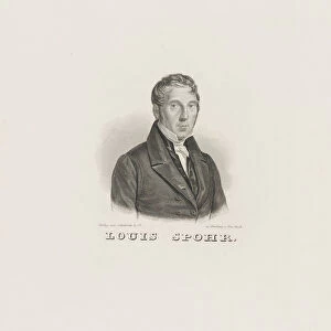 Portrait of Louis Spohr (1784-1859), c. 1830-1840. Creator: Anonymous