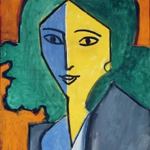 Portrait of Lydia Delectorskaya, 1947. Creator: Henri Matisse. Portrait of Lydia Delectorskaya, 1947. Creator: Henri Matisse