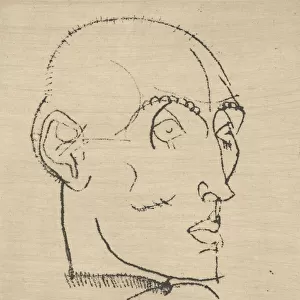 Portrait of a Man, 1914. Creator: Egon Schiele