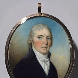 Portrait of a Man, c. 1780. Creator: Thomas Hazlehurst (British, c. 1740-c. 1821)