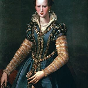 Portrait of Maria de Medici, 16th century. Artist: Alessandro Allori