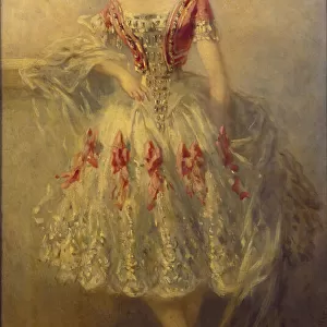 Portrait of Marie-Adeline Plunkett, 1854. Creator: Richard Buckner