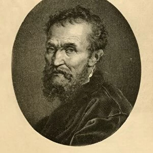 Portrait of Michael Angelo Buonarotti, 1881. Creator: Unknown
