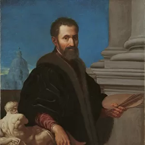 Portrait of Michelangelo Buonarroti, Early 17th cen