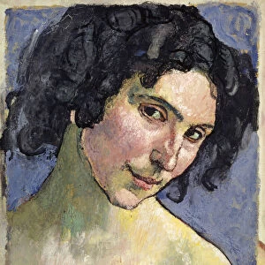 Portrait of the Model Giulia Leonardi, 1910. Creator: Hodler, Ferdinand (1853-1918)