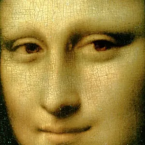 Portrait of Mona Lisa (detail), 1503-1506. Artist: Leonardo da Vinci Portrait of Mona Lisa (detail), 1503-1506. Artist: Leonardo da Vinci