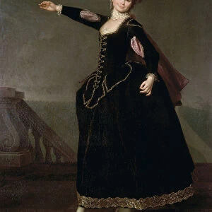 Portrait of Natalia Semenovna Borshcheva (1758-1843), 1776. Artist: Levitsky, Dmitri Grigorievich (1735-1822)