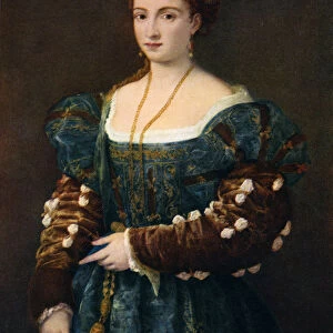 Portrait of a Noblewoman, or La Bella, c1536, (1937). Artist: Titian