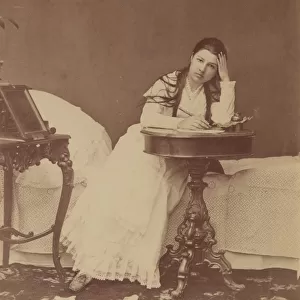 Portrait of the opera singer Maria Klimentova-Muromtseva (1857-1946) as Tatiana in