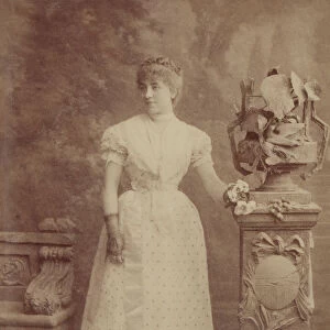 Portrait of the opera singer Nina Alexandrovna Friede (1859-1942) as Olga in opera