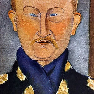 Portrait of the painter Leon Bakst (1866-1924), 1917. Artist: Modigliani, Amedeo (1884-1920)