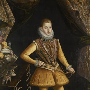 Portrait of Philip III (1578-1621), King of Spain and Portugal, Between 1598 and 1620. Artist: Succa, Antoine de (before 1567-1620)