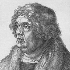 Portrait of Pirkheimer, 1524, (1906). Artist: Albrecht Durer