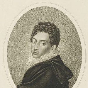 Portrait of Pius Alexander Wolff (1782-1828), ca 1820. Creator: Rossmaesler, Johann Adolf