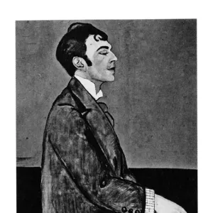 Portrait of the poet Osip Mandelstam (1891-1938). Artist: Zelmanova-Tchudovskaya, Anna Mikhaylovna (ca. 1890-1948)