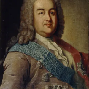 Portrait of Prince Alexey Mikhailovich Cherkassky, 1760s. Artist: Argunov, Ivan Petrovich (1729-1802)