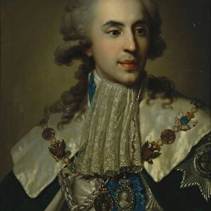 Portrait of Prince Platon Zubov (1767-1822), 1793. Artist: Lampi, Johann-Baptist von, the Elder (1751-1830)