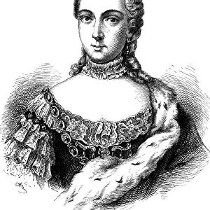 Portrait of Princess Isabella of Parma (1741-1763), Archduchess of Austria, 1861