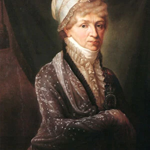 Portrait of Princess Natalya Petrovna Galitzine (1741-1837), Early 19th cen Artist: Anonymous
