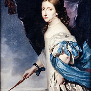 Portrait of Queen Christina of Sweden (1626-1689), 1661. Artist: Wuchters, Abraham (1610-1682)
