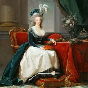 Portrait of Queen Marie Antoinette of France (1755-1793), ca 1788